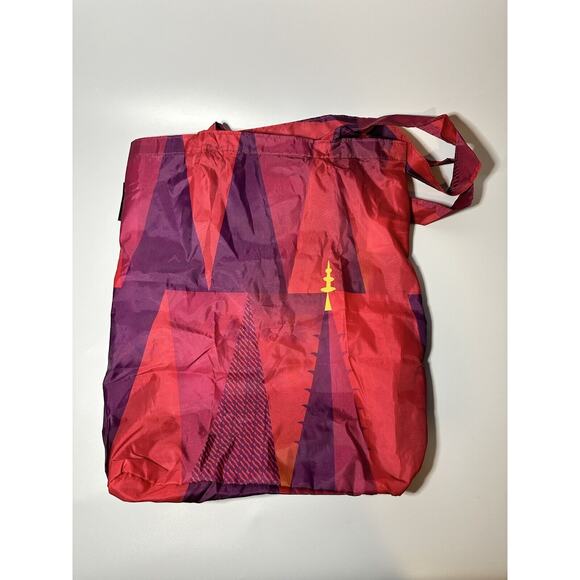 Disney Parks 2023 Disneyland Castle Starbucks Fold-able Tote Bag - Picture 2 of 3